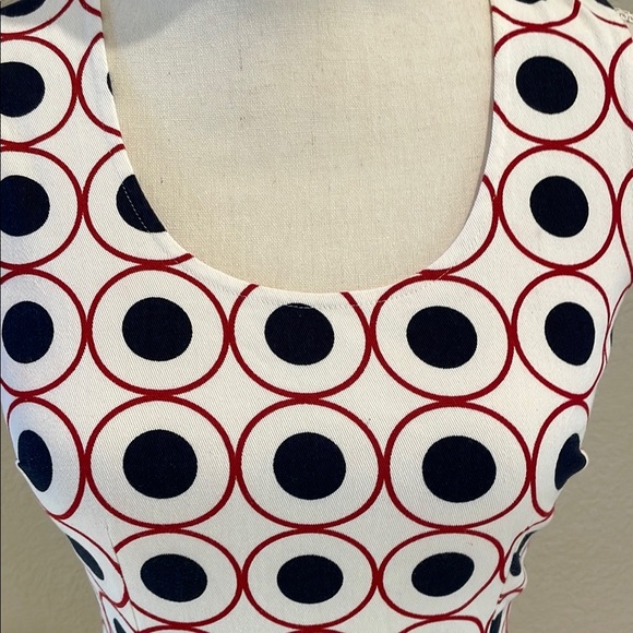 Authentic Dolce & Gabbana Cream Sheath Midi Dress Sleeveless Scoop Neck - Picture 2 of 7